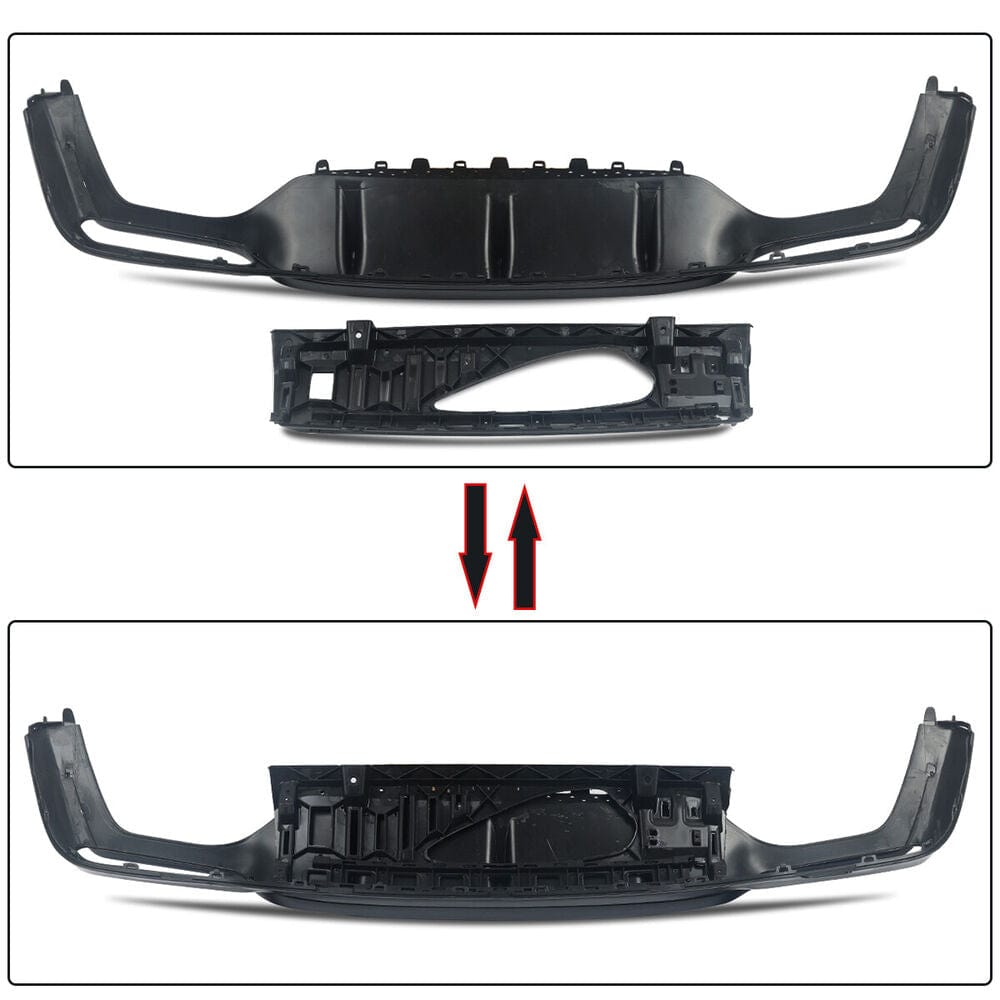 Forged LA Rear Diffuser W/ Exhaust Tip For Mercedes-Benz W213 AMG E53 Style Bumper 2016-20