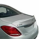 Rear Lip Spoiler Unpainted AMG C63 Style For Mercedes-Benz C300 14-21