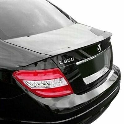 Forged LA Rear Lip Spoiler Unpainted Brabus Style For Mercedes-Benz C300 08-14