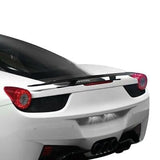 Rear Wing Spoiler CompWerks Style For Ferrari 458 Italia 2013-2014