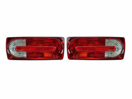 Forged LA Replacement G500 G55 G63 G550 TAILLIGHTS GCLASS W463 GWAGON LAMP STOP SIGNAL RED