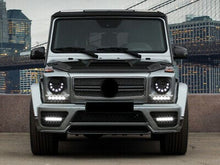 Load image into Gallery viewer, Forged LA REPLACEMENT W463 Black Mansory Headlight Fits 89 06 Mercedes GCLASS G65 G55 G500