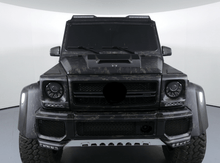 Load image into Gallery viewer, Forged LA REPLACEMENT W463 Black Mansory Headlight Fits 89 06 Mercedes GCLASS G65 G55 G500