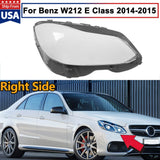 Right Side Headlight Cover Clear Lens For Benz W212 E-Class E350 E550 2014- 2015