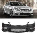 S63/65 Style Front Bumper W/O PDC W/DRLs for Mercedes Benz S-Class W221 S550