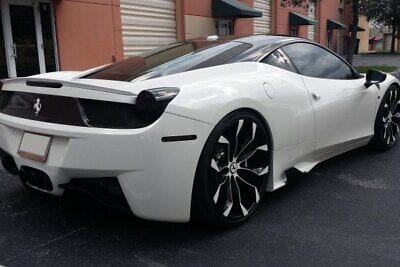 Forged LA Side Skirts with Fins OE Style For Ferrari F458-SS-ESP