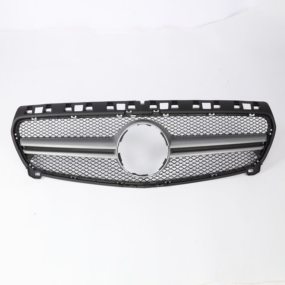 Forged LA Silver AMG Style Front Grille For Mercedes Benz W176 A-Class A180 A200 A45 AMG