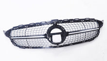 Load image into Gallery viewer, Forged LA Silver Diamond Grille W/ Camera Hole 19+ For Mercedes Benz W205 C Class C300 C43