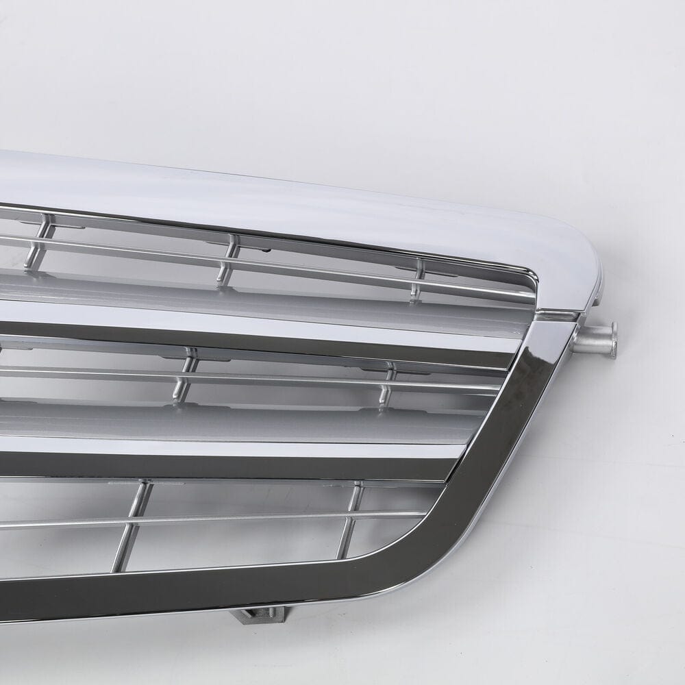 Forged LA Silver Front Grille Grill for Mercedes Benz E-Class W212 2010 2011 2012 2013