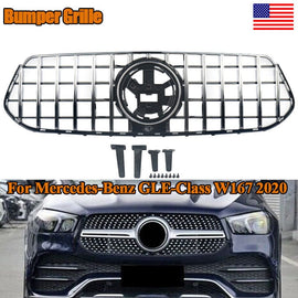 Forged LA Silver GT R Panamericana Front Grille Grill for Mercedes Benz GLE SUV W167 2020