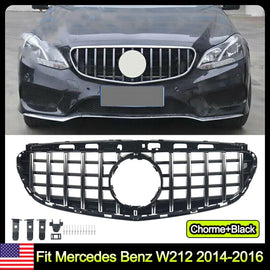Forged LA Sport Model Front Grille For Mercedes W212 Grill E250 E300 E350 E500 2014-2016
