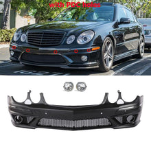 Load image into Gallery viewer, Forged LA Unpainted AMG Style Front Bumper W/ Fog Lamp W/ PDC For 07-09 Benz W211 E-Class