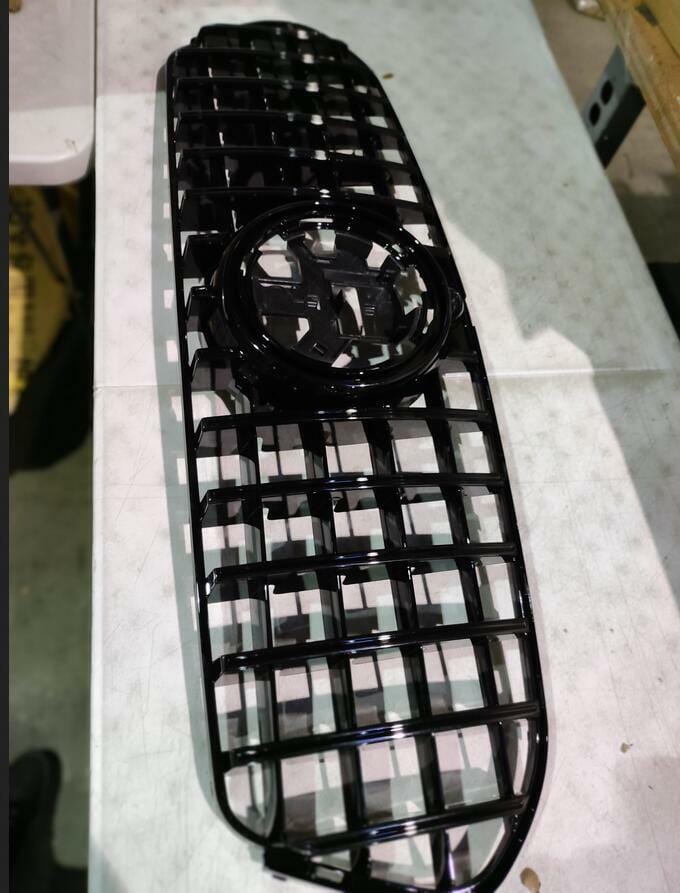Davesautoacc.com Used For 2020+ Mercedes W167 GLE350 GLE450 GLE580 Black GT Style Front Grille