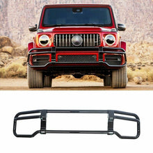 Load image into Gallery viewer, Mercedes Benz VehiclePartsAndAccessories 2019 2020 2021 2022 G63 Black Guard Brush Grille AMG Bumper W464 G500 Bull Bar