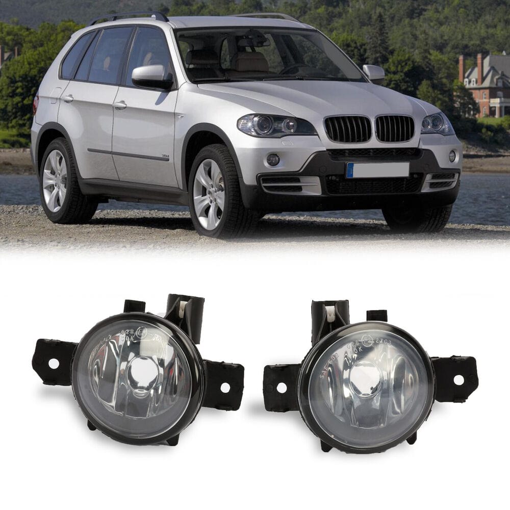 BMW VehiclePartsAndAccessories 2Pcs Fog Lamp Fog Light For BMW 1 E81 E82 E87 E88 X1 E84 X3 E83 X5 E70 2004-2010
