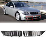 2x Grille For BMW 7 Series E65 E66 LCI 2005-2008 Front Bumper Lateral Grill