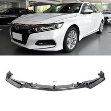 Load image into Gallery viewer, Forged LA VehiclePartsAndAccessories 3PCS For 18-21 Honda Accord 10Th Painted Black Front Bumper Body Kit Spoiler Lip