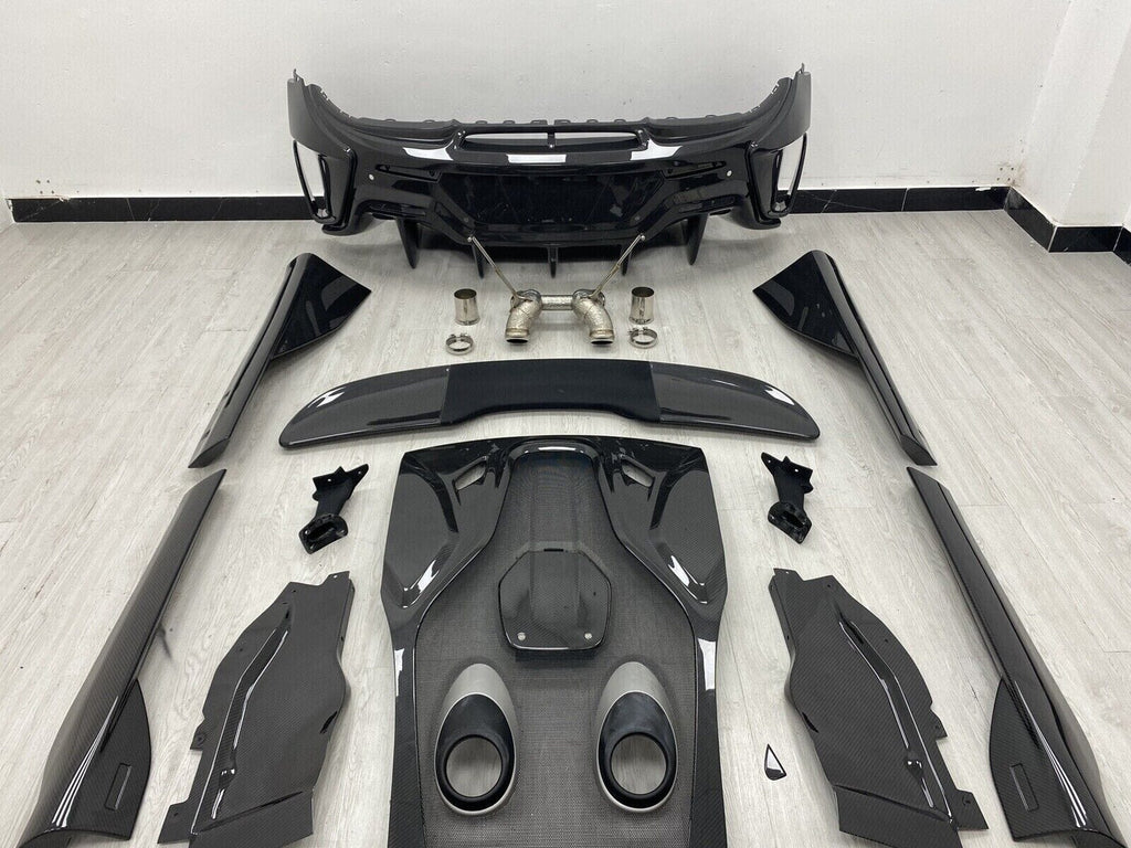 Forged LA VehiclePartsAndAccessories 600LT Aftermarket Forged Carbon Fiber Upgrade Conversion Body Kit McLaren 570S