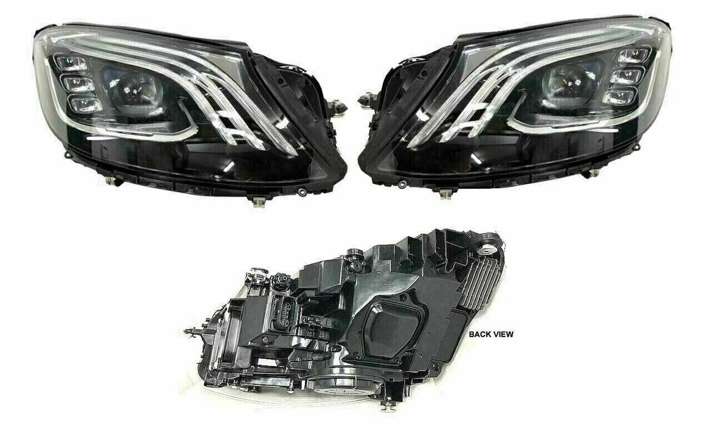 W222-AMG-Light VehiclePartsAndAccessories Aftermarket AMG Style 18+ Facelift Kit + Lights For Mercedes-Benz S550 S63 14-17