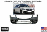 Aftermarket AMG Style Front Bumper Kit S-Class For Mercedes-Benz S65 S560 18-20