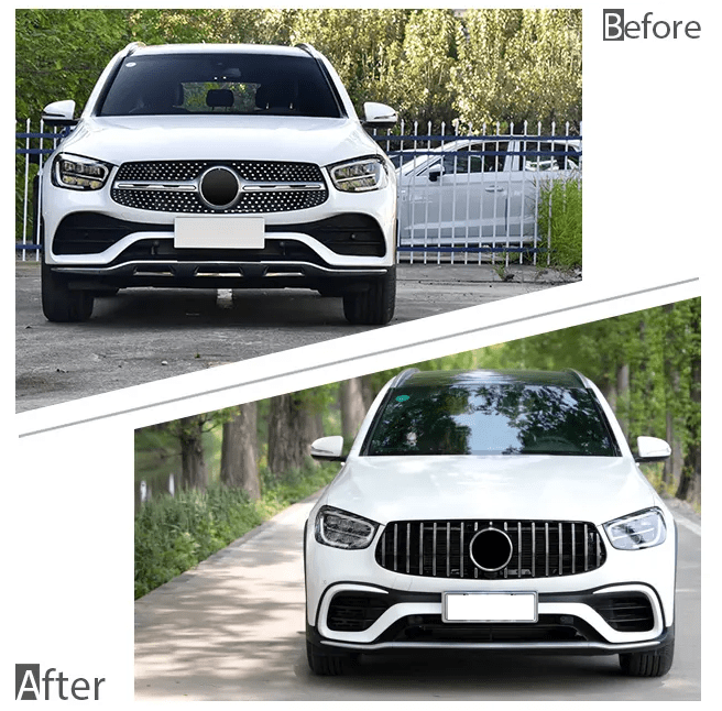 Forged LA VehiclePartsAndAccessories Aftermarket AMG Style Full Body Kit For Mercedes Benz GLC X253 Facelift 2020+