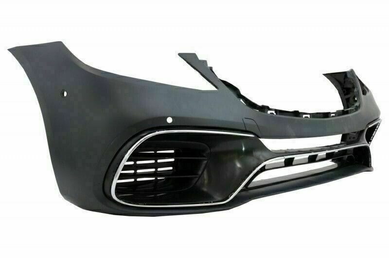 W222-AMG VehiclePartsAndAccessories Aftermarket Facelift Front & Rear Bumper + Headlight AMG Style For Mbenz S-Class