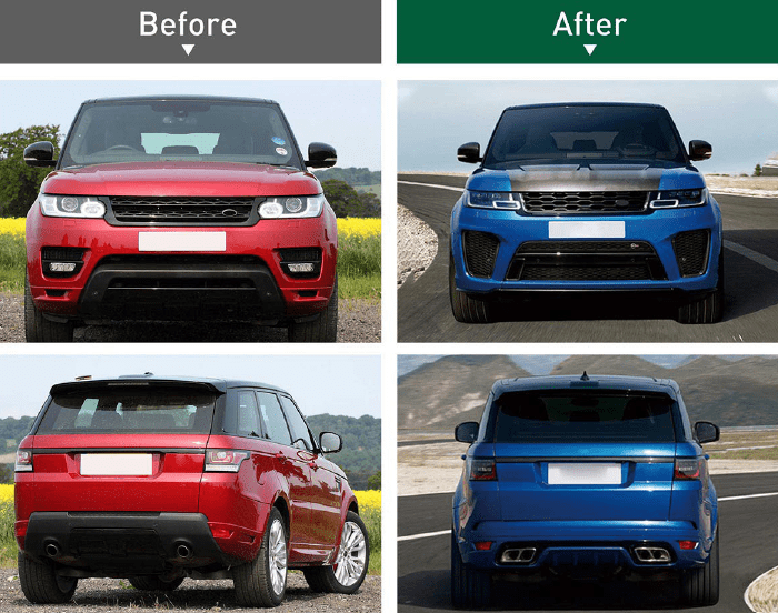 Forged LA VehiclePartsAndAccessories Aftermarket "Facelift" SVR Style Bodykit For 14-17 Range Rover Sport L494 NEW
