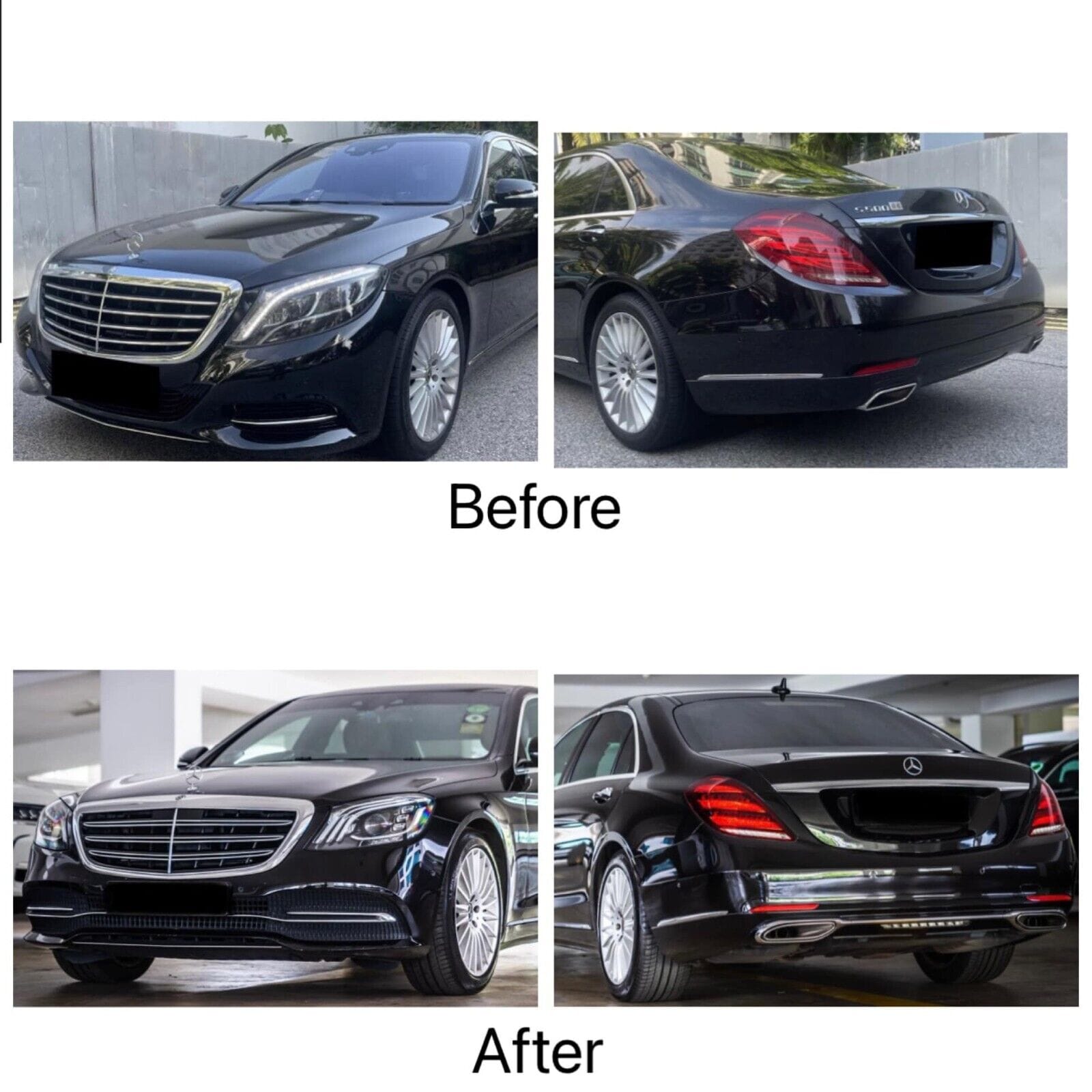Maybach Conversion Kit Aftermarket Facelift W222 Maybach Conversion Kit For Mercedes-Benz S-C ...