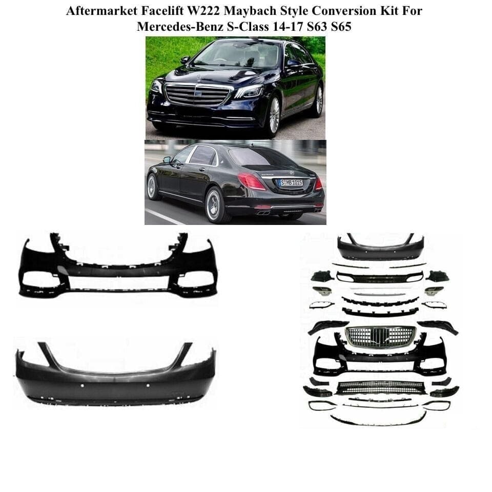 Aftermarket Facelift W222 Maybach Conversion Kit For Mercedes-Benz S-C ...