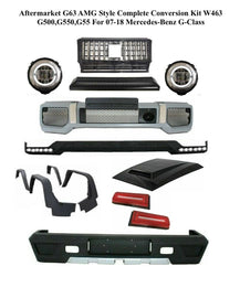 Aftermarket Products VehiclePartsAndAccessories Aftermarket G-63 AMG Style Full Body Kit Fit Benz G-Class W463 G500 G55 Bumper