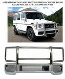 Aftermarket G63 Front Bumper & Chrome Grille Brush Guard G Class G Wagon AMG G65