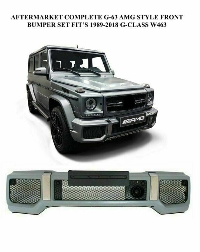 Forged LA VehiclePartsAndAccessories AFTERMARKET G63 FRONT BUMPER COVER KIT FIT'S 90-18 G-WAGON AMG G-CLASS W463 G55