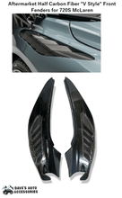 Load image into Gallery viewer, Forged LA VehiclePartsAndAccessories Aftermarket Mclaren 720s &quot;V Style&quot; Half Carbon Fiber Fenders With Louvers 17-22