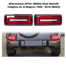 Aftermarket Products VehiclePartsAndAccessories Aftermarket W464 Style LED Tail Light Brake Signal | Mercedes Benz W463 G-Wagon