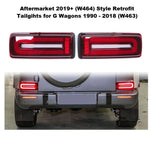 Aftermarket W464 Style LED Tail Light Brake Signal | Mercedes Benz W463 G-Wagon