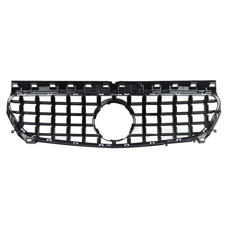 Forged LA VehiclePartsAndAccessories AMG GT-R All Black Front Racing Grill For Mercedes-Benz W117 CLA-Class 2013-2016