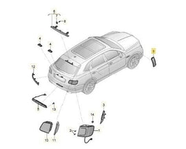 Genuine Bentley VehiclePartsAndAccessories Bentley Bentayga Front Bumper Right Side Marker Light P/N 36A945072
