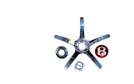 Genuine Bentley VehiclePartsAndAccessories Bentley Continental Gt 5 Spoke Chrome Wheel Cap