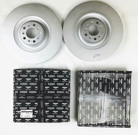 Forged LA VehiclePartsAndAccessories Bentley Continental Gt & Flying Spur Rear Brake Rotors Set x 2 - Genuine