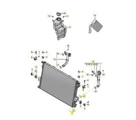 Genuine Bentley VehiclePartsAndAccessories Bentley Continental Gt, Gtc & Flying Spur Coolant Radiator 18 - 21