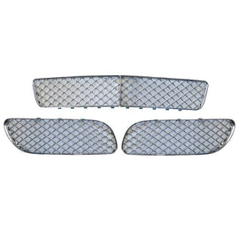 Forged LA VehiclePartsAndAccessories Bentley Continental Gt Gtc Front Bumper Chrome Grill Set