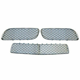 Forged LA VehiclePartsAndAccessories Bentley Continental Gt Gtc Front Bumper Chrome Grill Set