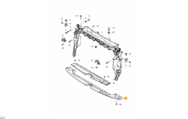 Genuine Bentley VehiclePartsAndAccessories Bentley Continental Gt Gtc Lower Radiator Support