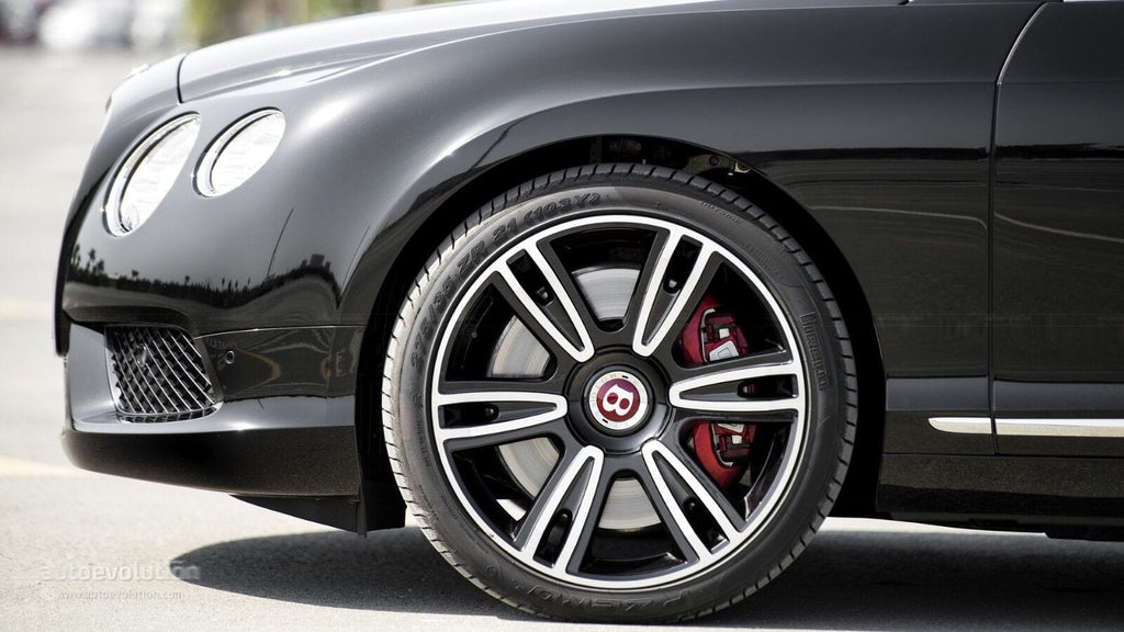 Genuine Bentley VehiclePartsAndAccessories Bentley Continental Gt V8 Black 6 Twin Spoke 21' Wheel Hub Cap