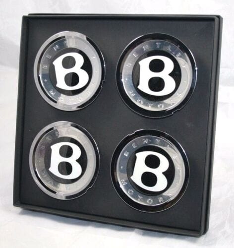 Genuine Bentley VehiclePartsAndAccessories Bentley Continental Self Leveling Wheel Hub Caps