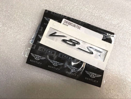 Genuine Bentley VehiclePartsAndAccessories Bentley Gt V8s Fender Chrome Emblem - Genuine