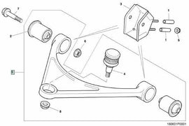 Genuine Bentley VehiclePartsAndAccessories Bentley Mulsanne Upper Control Arm - Genuine