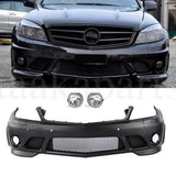 C63 AMG Style Front Bumper Cover For Mercedes Benz C-Class W204 C300 C350 08-12