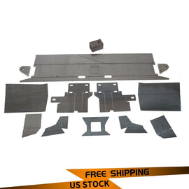 Forged LA VehiclePartsAndAccessories DIY Rear Bumper Kit Bare Metal For 1984-2001 Jeep Cherokee XJ New