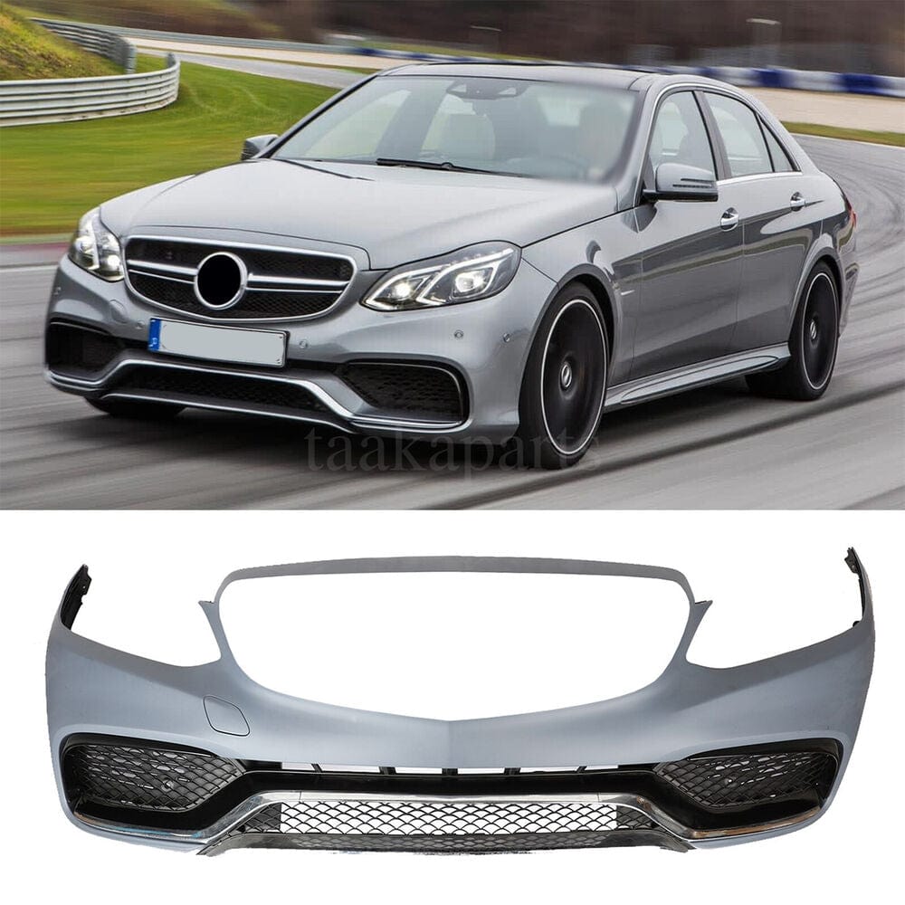 Forged LA VehiclePartsAndAccessories E63 AMG Style Front Bumper body kit W/O PDC for Mercedes Benz 14-16 E-Class W212